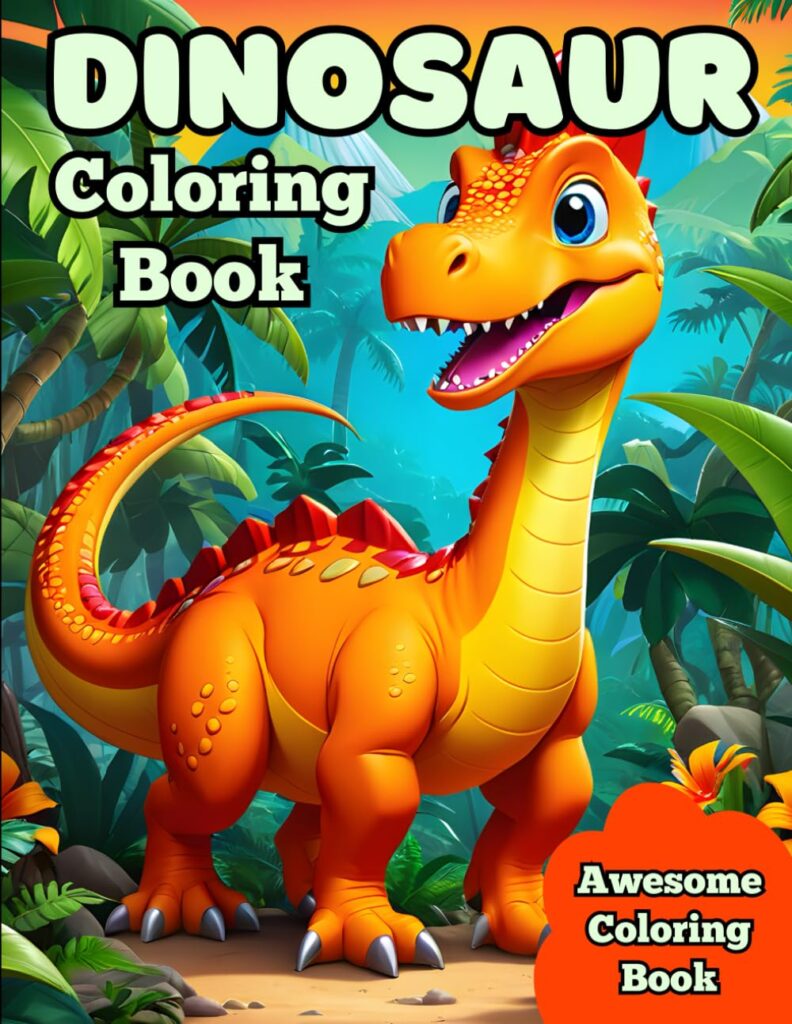 dino coloring book