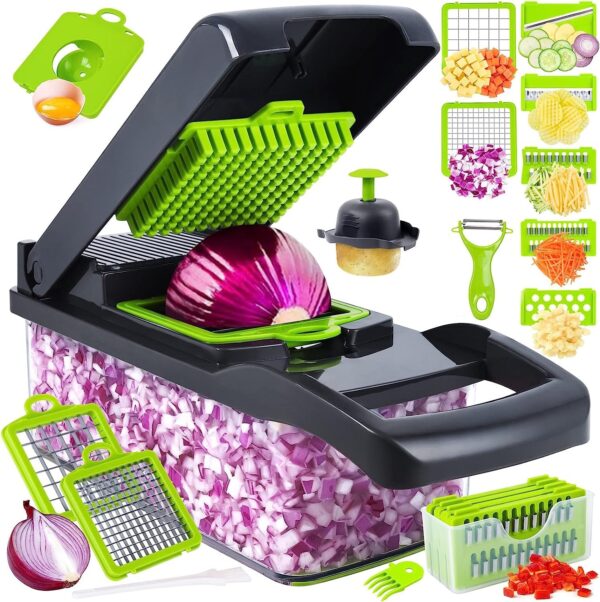 vegetable chopper essentials - 16 pieces in a set