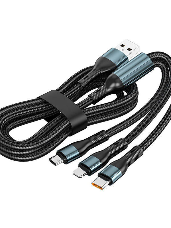 120W Super Fast Charging 3-in-1 Cable